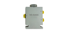 VÁLVULA DIVISORIA DE FLUJO DE 2 VÍAS, SAE 6 (VD-SAE6)